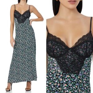 Anthropologie AFRM Gael Floral Lace Maxi Dress NWOT